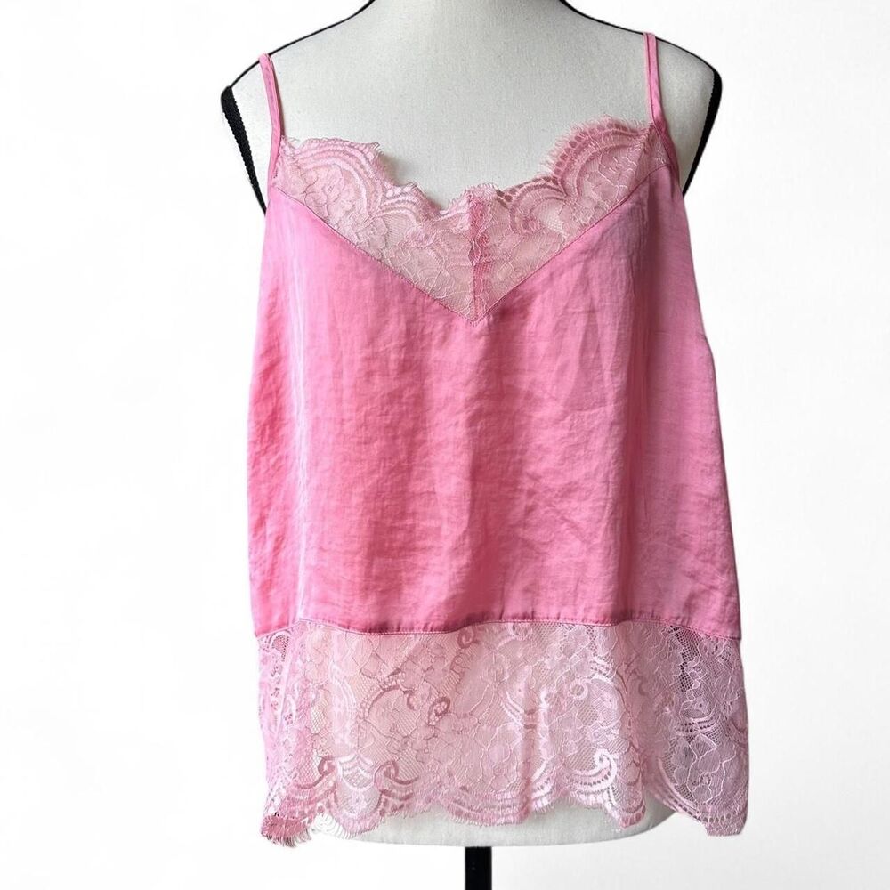 Adore Me Women's Pink Lace Cami Coquette Feminine